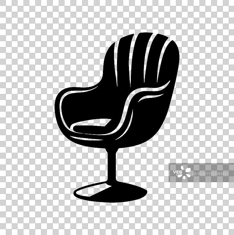 郁金香椅轮廓图片素材