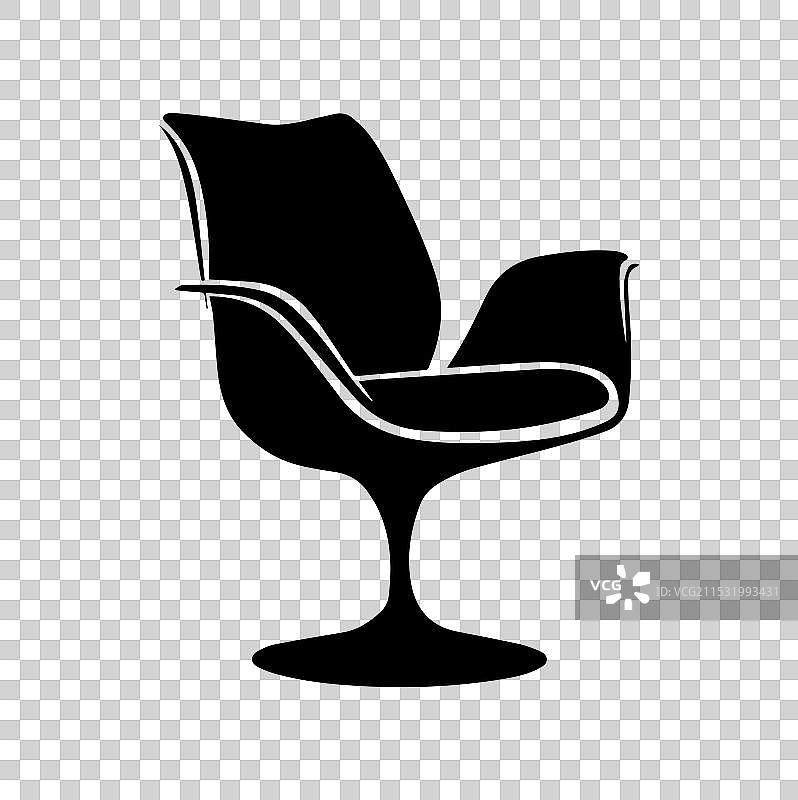 郁金香椅轮廓图片素材