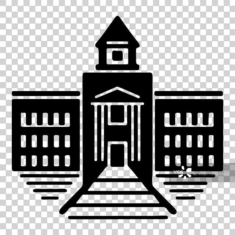 大学轮廓图片素材