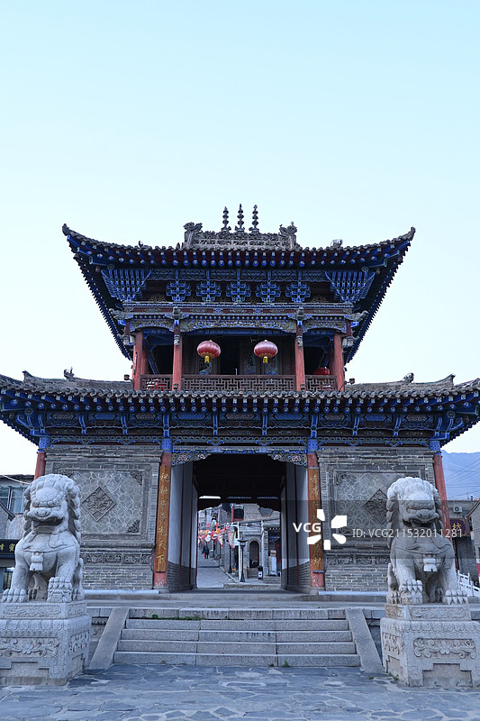 西宁湟源丹噶尔古城景区图片素材