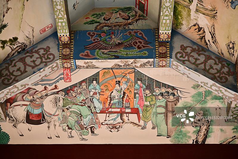 南昌象湖万寿宫壁画图片素材