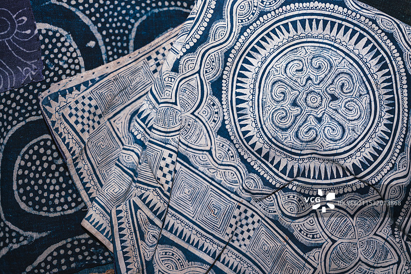 少数民族刺绣图片素材