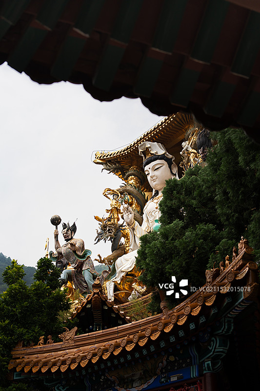 白瀑寺观音法相图片素材