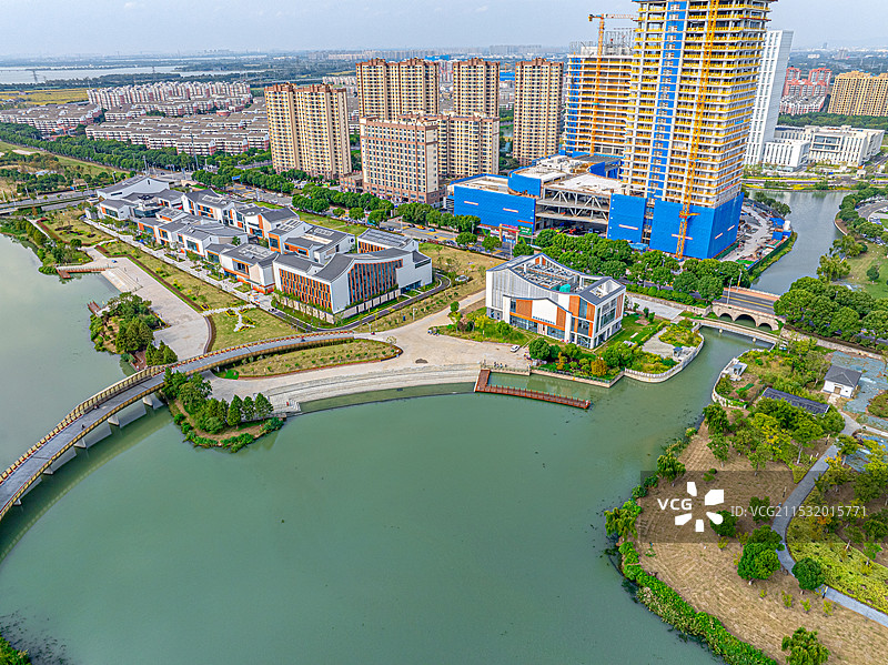 漕湖新城 永昌汇商业街 漕湖商务中心 永昌泾桥 苏州相城经济开发区 苏相合作区 漕湖产业园图片素材