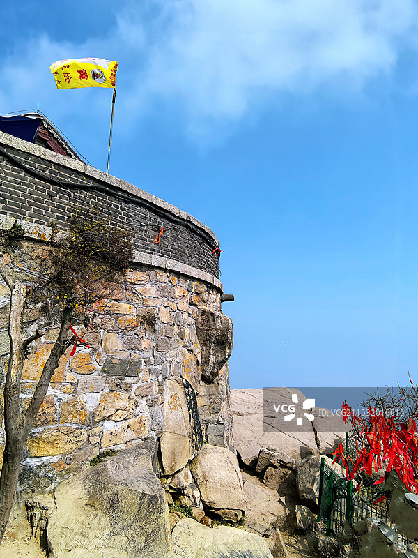 泰山玉皇顶图片素材