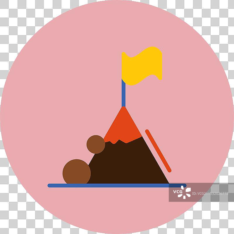 圆形图标的卵石图片素材