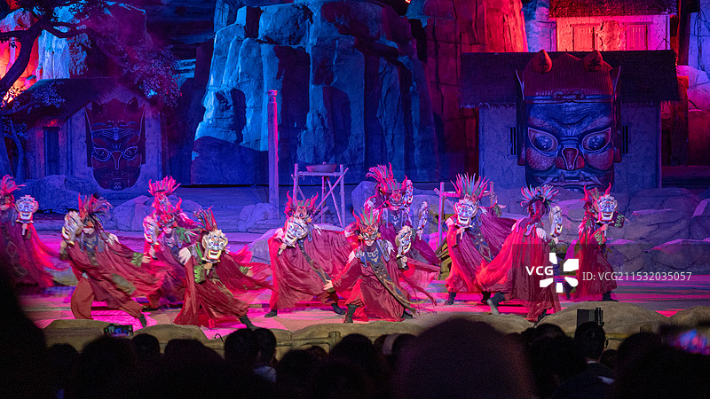 临沂琅琊古城《扶光盛典》户外实景演出图片素材