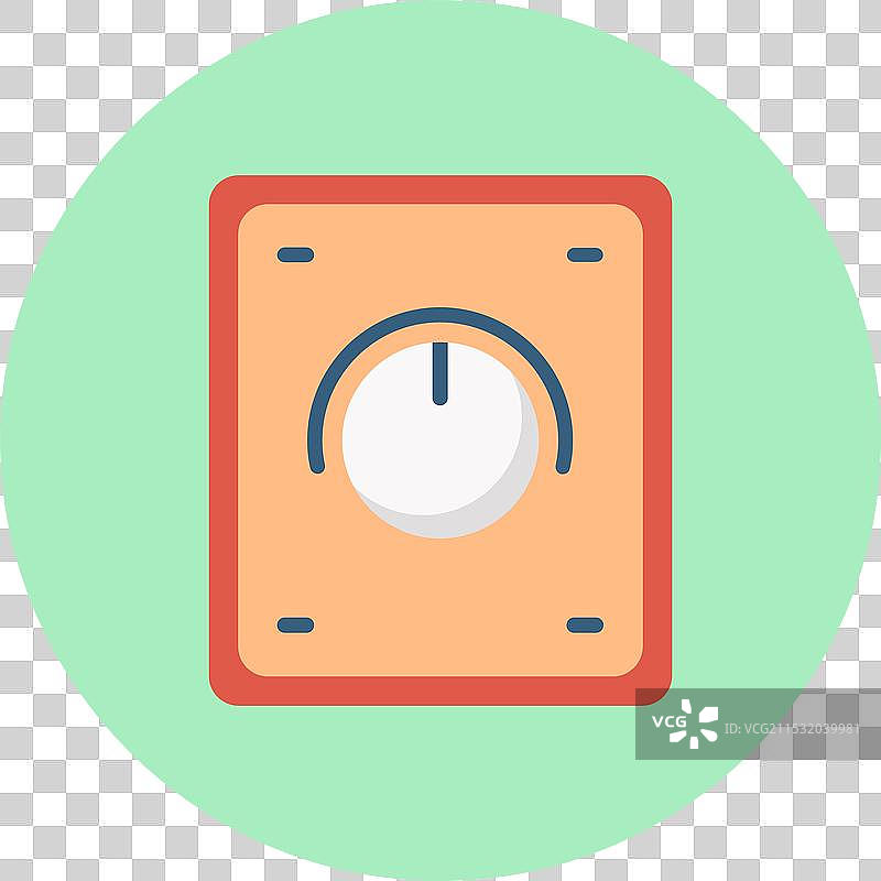 调光器平面圆形图标图片素材