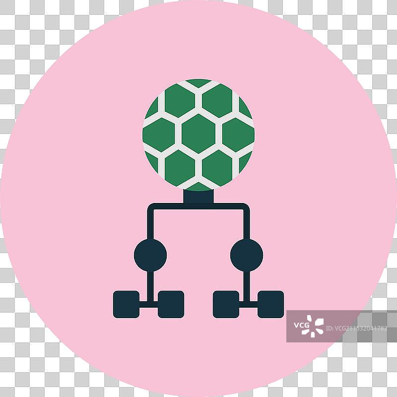 季后赛扁平圆形图标图片素材