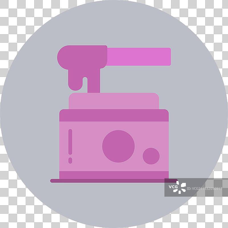 蜂蜡扁圆图标图片素材