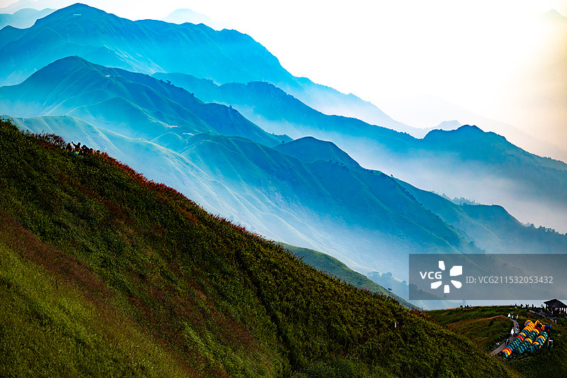 萍乡武功山风景名胜区图片素材