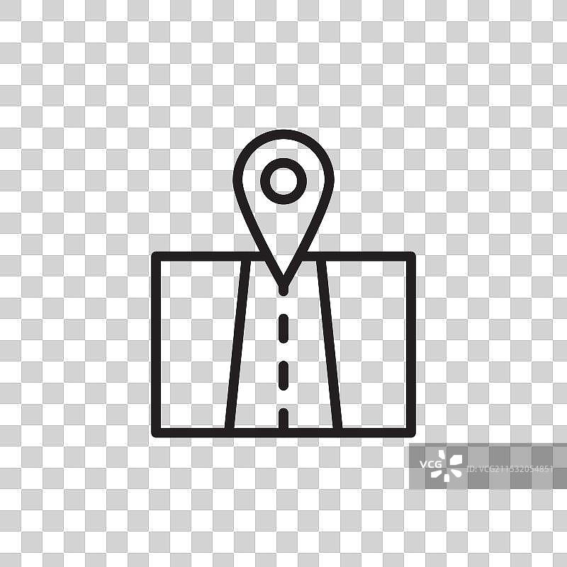 导航公路旅行图标集 3D 旅行城市地图图片素材