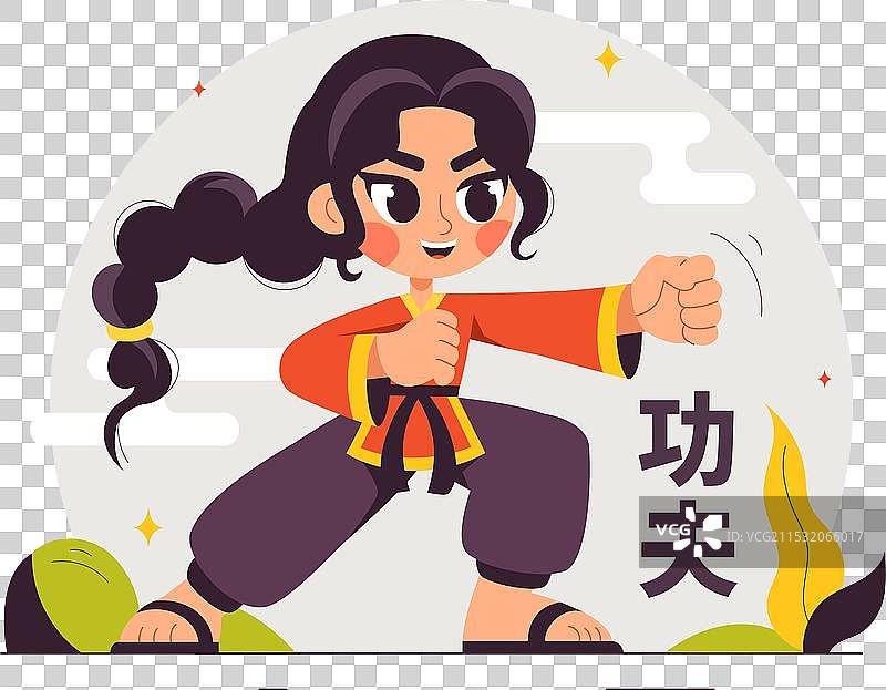 功夫与人们图片素材