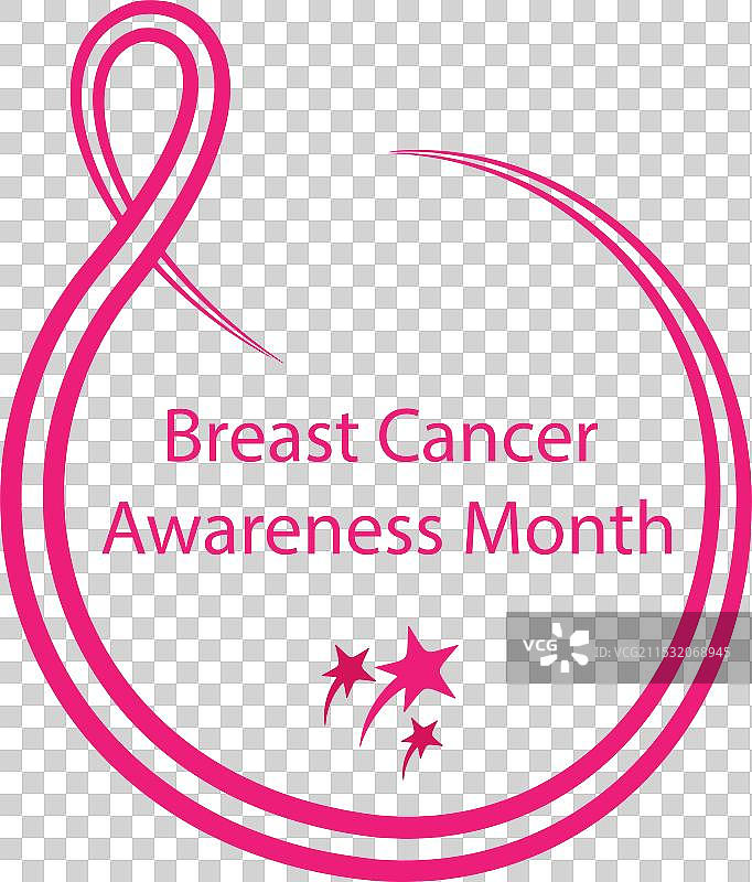 乳腺癌意识月图片素材