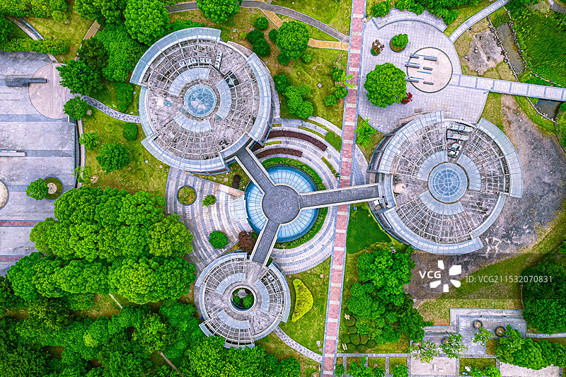 航拍苏州冷泉港亚洲dna学习中心图片素材