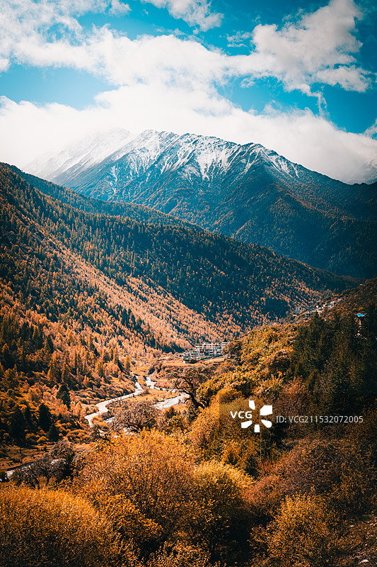 四姑娘山长坪沟图片素材