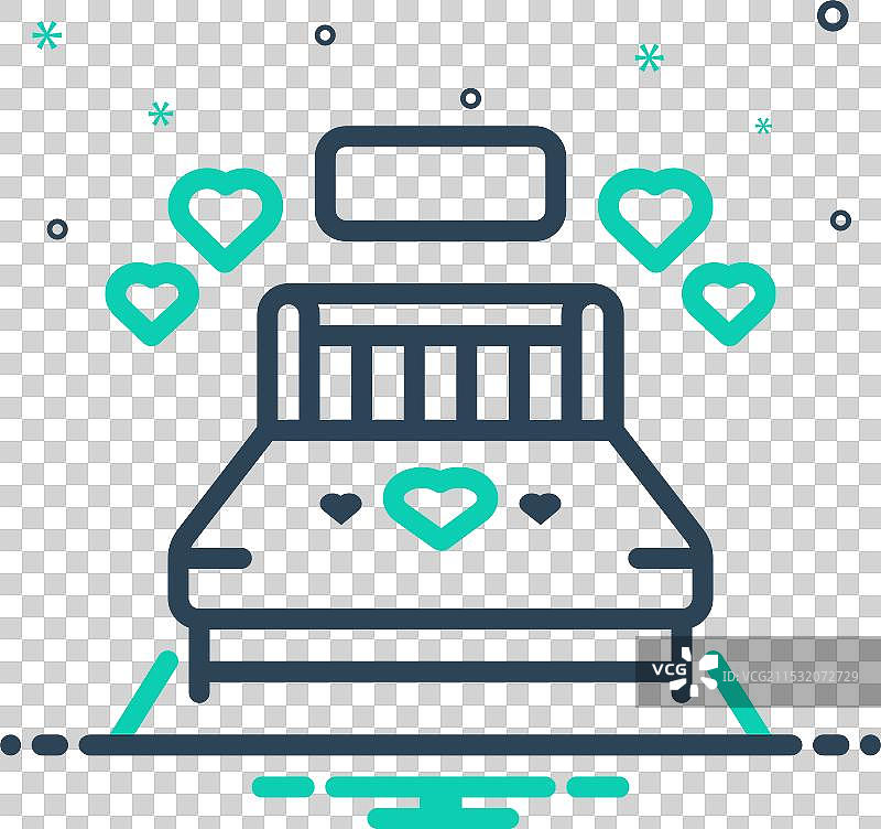 情侣床图片素材