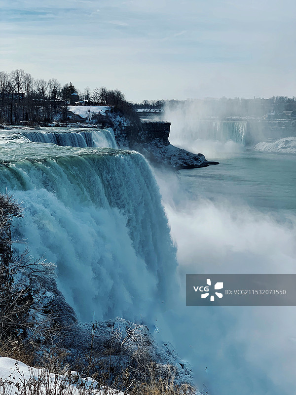 Winter’s Niagara图片素材