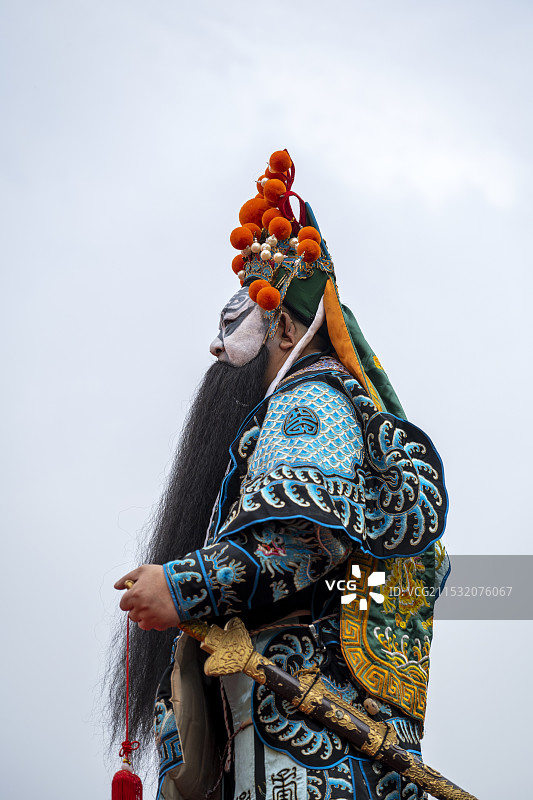 西楚霸王项羽戏装古装武将京剧脸谱图片素材