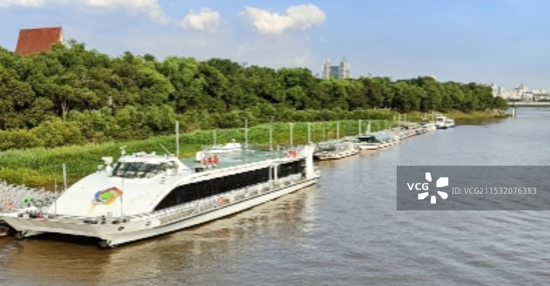 太阳岛河景图片素材