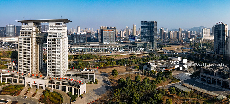 铜陵 铜文化园 天井湖 湖东路，吾悦天地 北斗星城 翠湖一路 喜庆广场 金融大厦图片素材