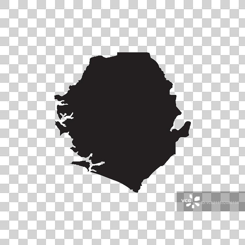 塞拉利昂地图图标图片素材