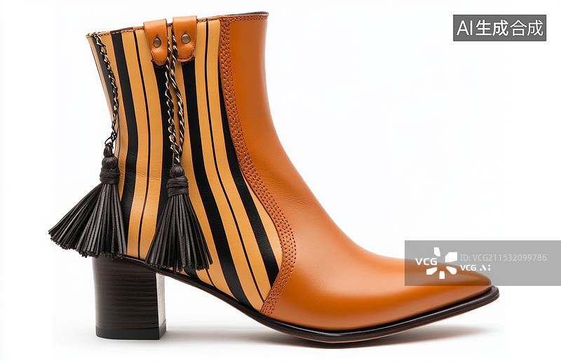 【AI数字艺术】经典靴子的展示图片素材