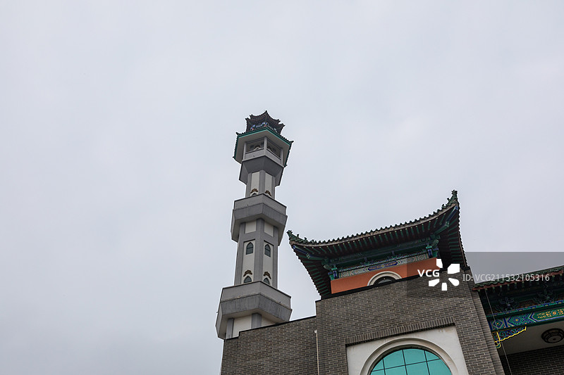 郑州北大清真寺，第七批全国重点文物保护单位图片素材