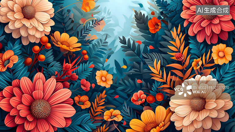 【AI数字艺术】感恩节节日主题背景图片素材