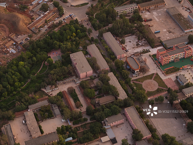 甘肃白银靖远县日出风光图片素材