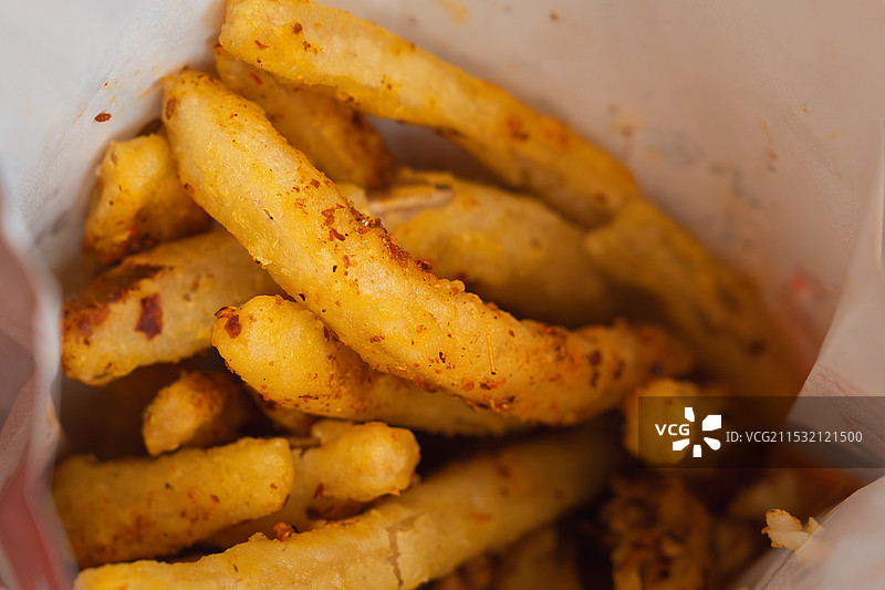 蒜香藕条图片素材