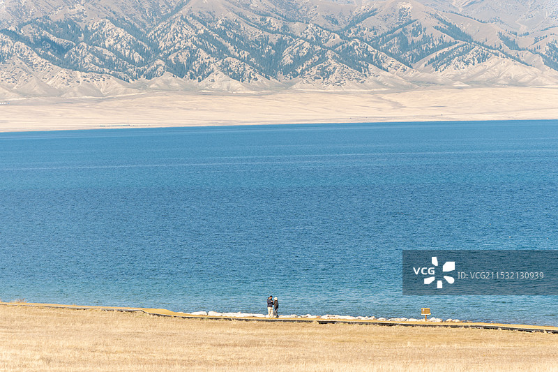 新疆赛里木湖图片素材