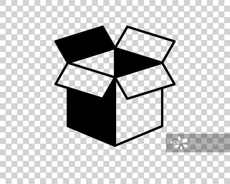 交付包装图标 货物纸箱图标图片素材