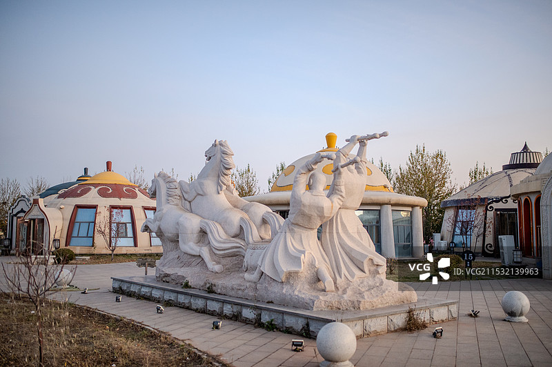 呼和浩特蒙亮民族风情园图片素材