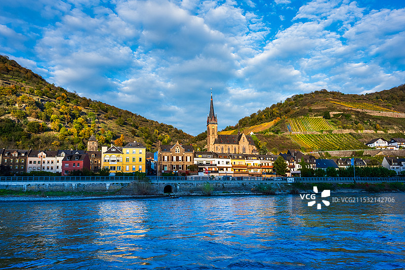 莱茵河风光图片素材