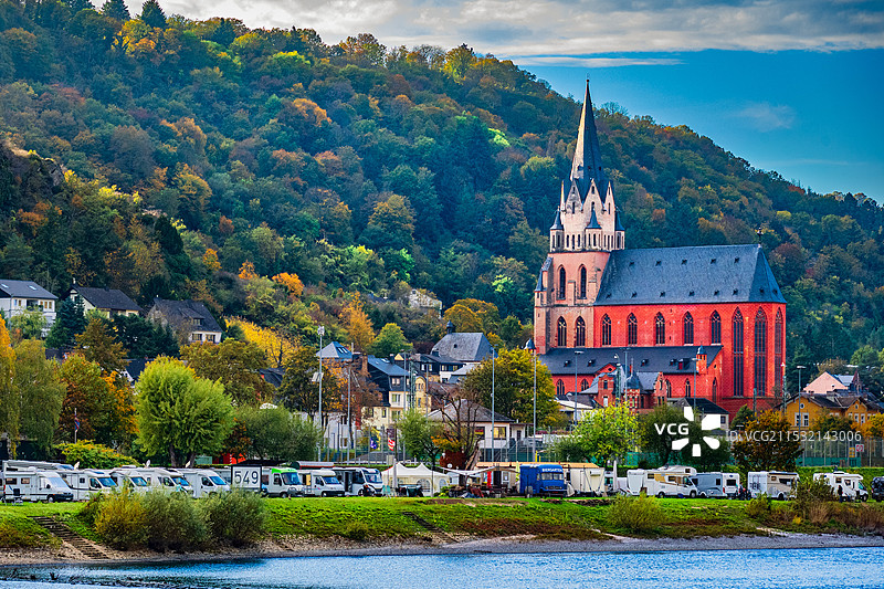 莱茵河风光图片素材
