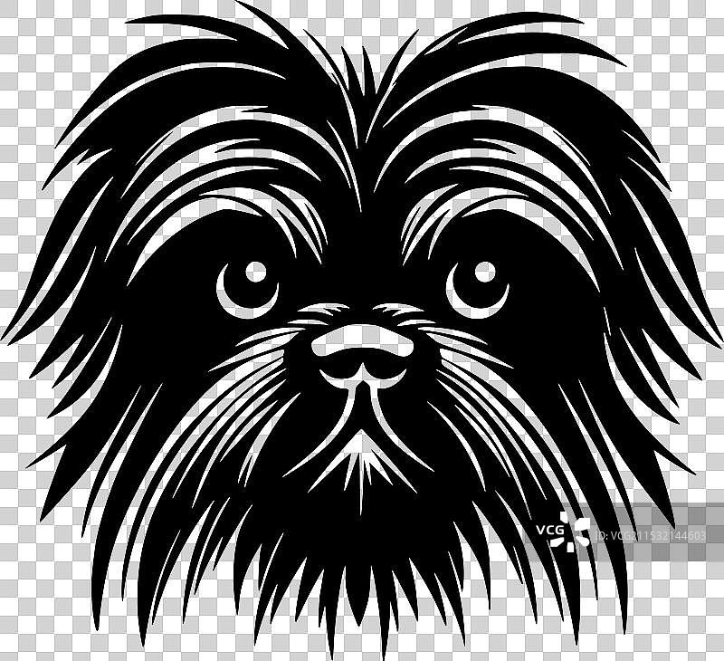 阿芬平犬 - 极简和简单的轮廓图片素材