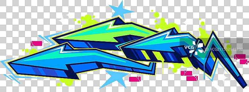 时尚多彩的抽象城市街头艺术图片素材