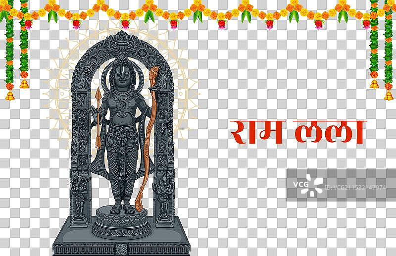 贾姆布胡米圣地的拉玛神图片素材