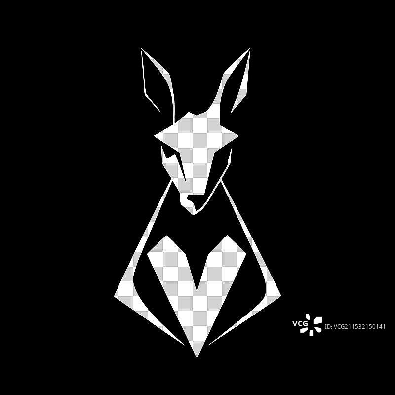 袋鼠 - 高质量标志 - 适合T恤使用图片素材