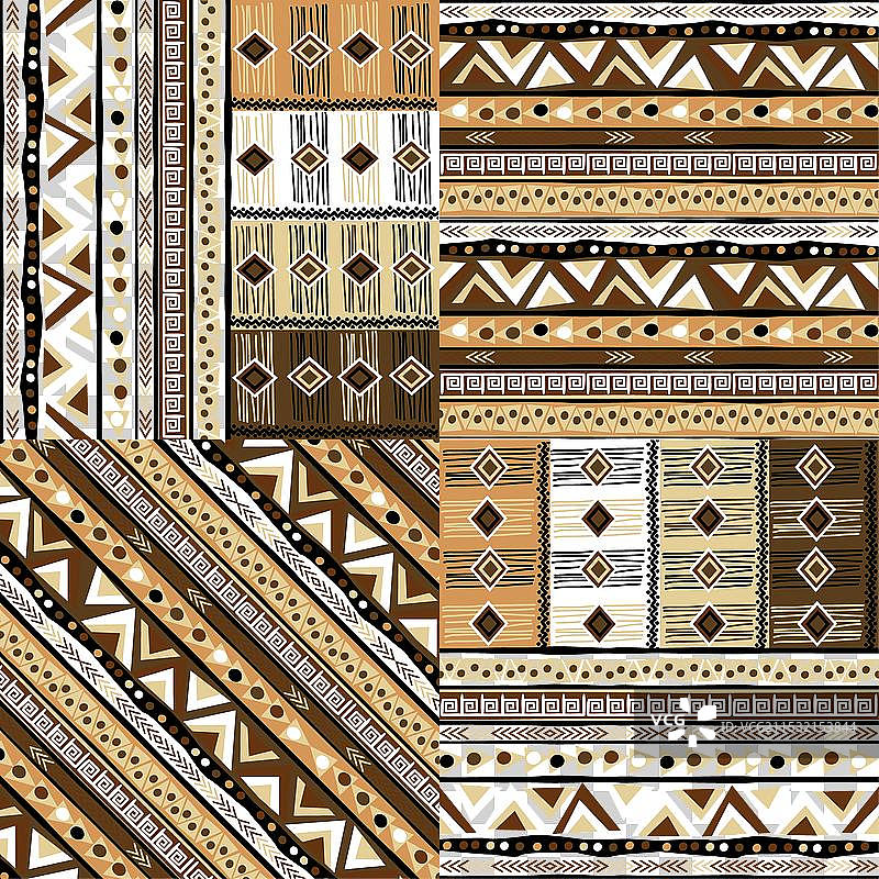 非洲民族背景的集合图片素材
