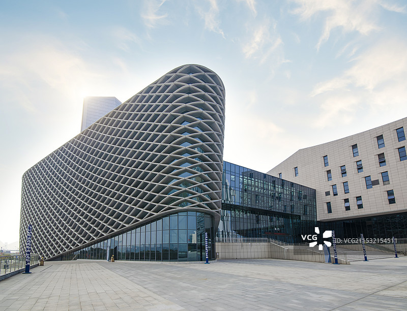 江西省科技馆新馆建筑大楼 南昌 红谷滩图片素材