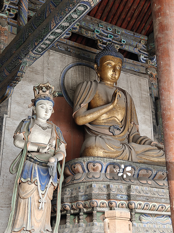 山西大同善化寺图片素材