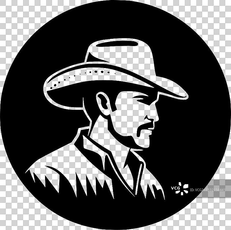 西方 - 黑白孤立图标图片素材