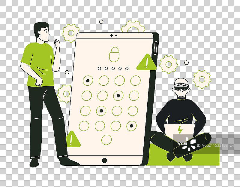 网络诈骗钓鱼互联网网络犯罪现场图片素材