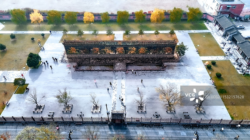 俯瞰九龙壁（大同）图片素材