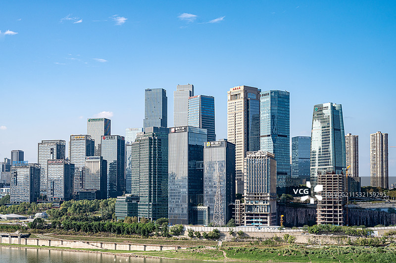 重庆江北嘴金融中心图片素材