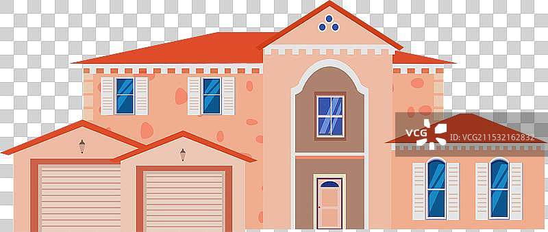 传统别墅建筑庄园豪宅图片素材