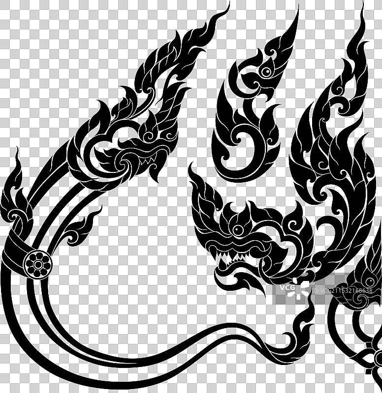 泰国艺术元素与装饰图案图片素材