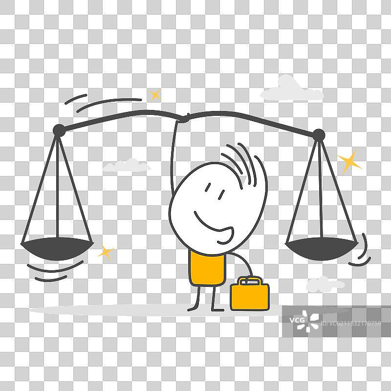 正义与诚实的概念，充满自信图片素材